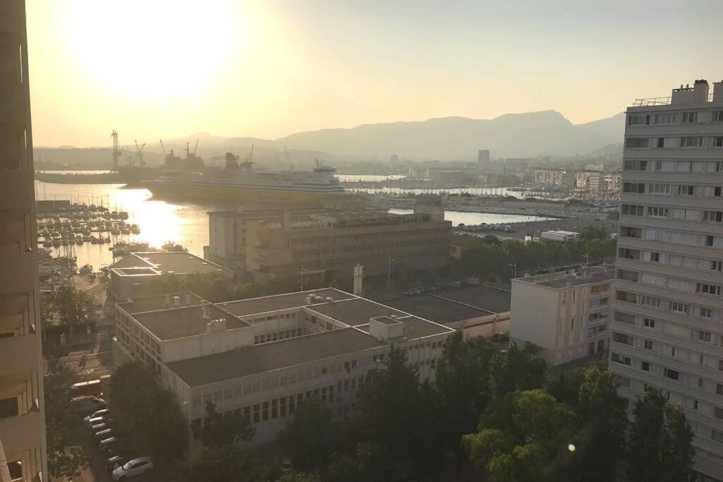 Bel Appartement T3 Mourillon A 5 Min Des Plages - Vue Mer Toulon Exteriér fotografie