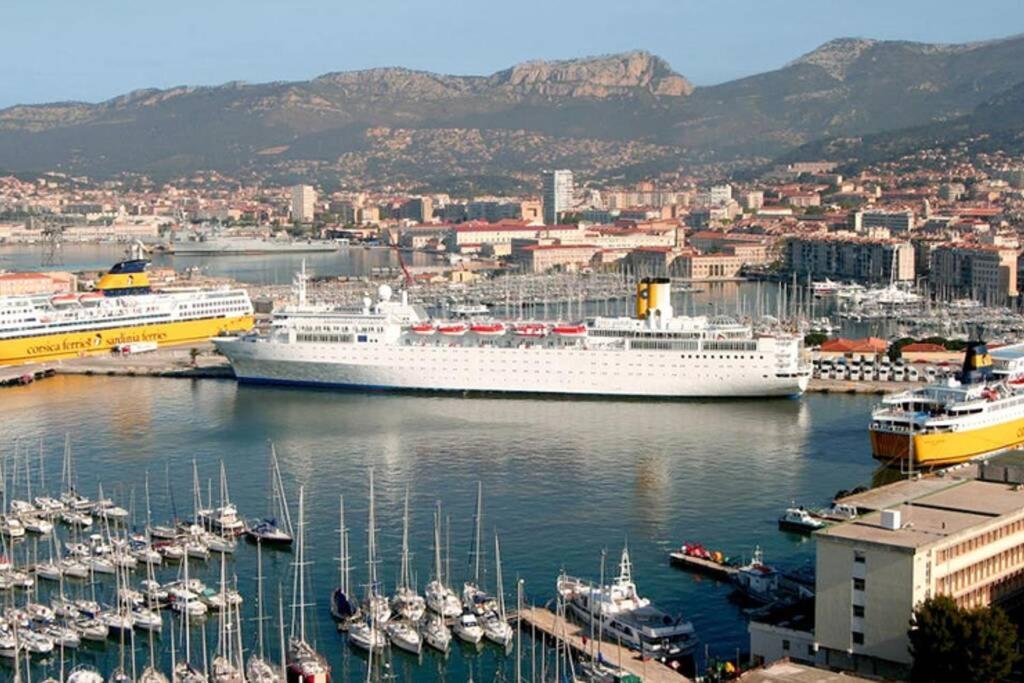 Bel Appartement T3 Mourillon A 5 Min Des Plages - Vue Mer Toulon Exteriér fotografie